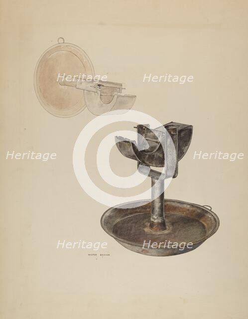 Betty Lamp, 1940. Creator: Milton Bevier.