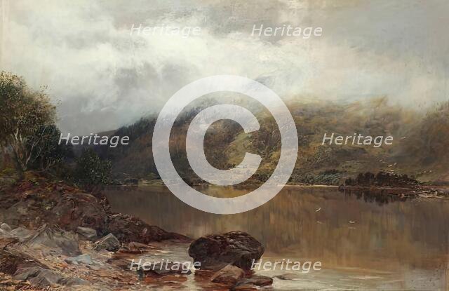 Morning - Mist Clearing off the Hills, 1876. Creator: James Docharty.