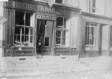Shop in La Ferte Sous Jouarre, 7 Oct 1914?. Creator: Bain News Service.