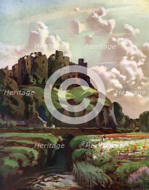 Harlech Castle, Merionethshire, Wales, 1924-1926. Artist: Louis Burleigh Bruhl