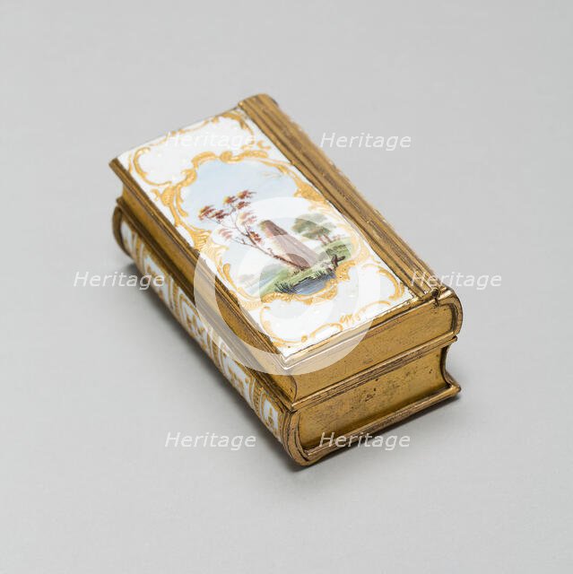 Nécessaire in the Form of Two Books, Bilston, 1765/85. Creator: Unknown.