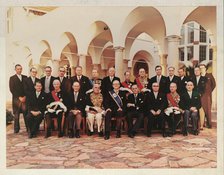 President Charles Swart and Foreign Minister Eric Louw, Cape Town, South Africa, c1961. Creator: Unknown.