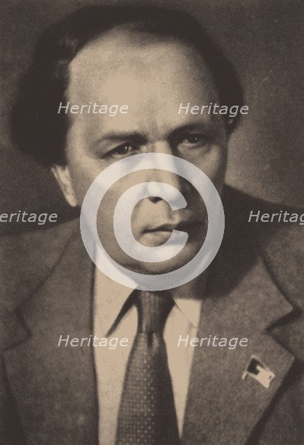 Portrait of the author Count Aleksey Tolstoy (1882-1945).