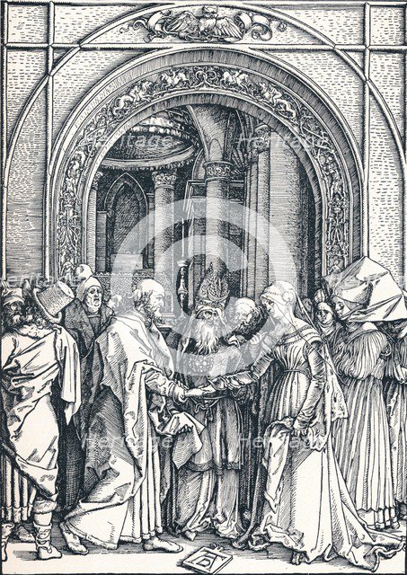 'The Betrothal of the Virgin', 1506 (1906).  Artist: Albrecht Durer.