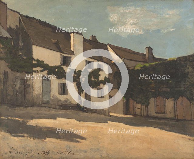 Herisson house, 1876. Creator: Henri-Joseph Harpignies.