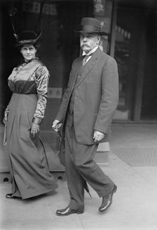 John Ewing of Minnesota, with Mrs. Ewing, 1913. Creator: Harris & Ewing.