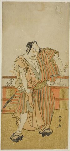 The Actor Nakamura Sukegoro II in an Unidentified Role, Japan, c. 1779. Creator: Shunsho.