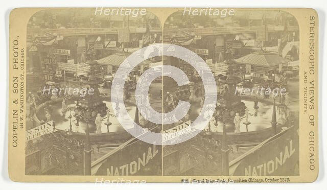 Grand Inter-State Exposition, Chicago, October 1873. Creator: Copelin & Son.