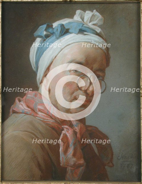 Self-portrait with spectacles, 1773.