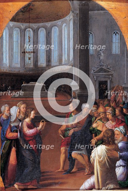 Christ among the Doctors, 1550. Artist: Filippi, Camillo (1500-1574)