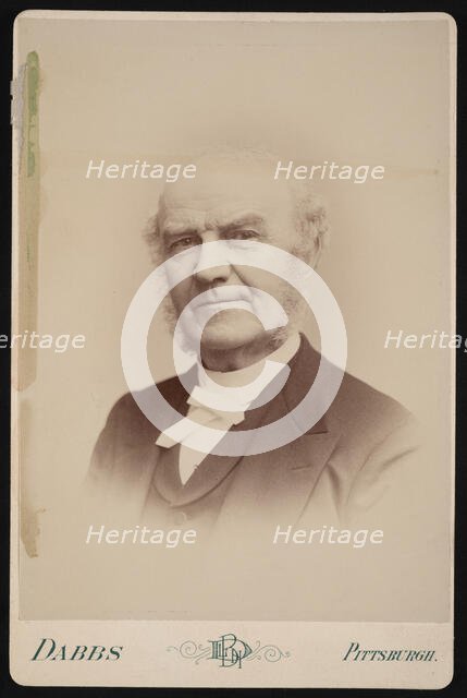 Portrait of Colonel William Anderson Herron (1821-1900), 1892. Creator: Benjamin LH Dabbs.