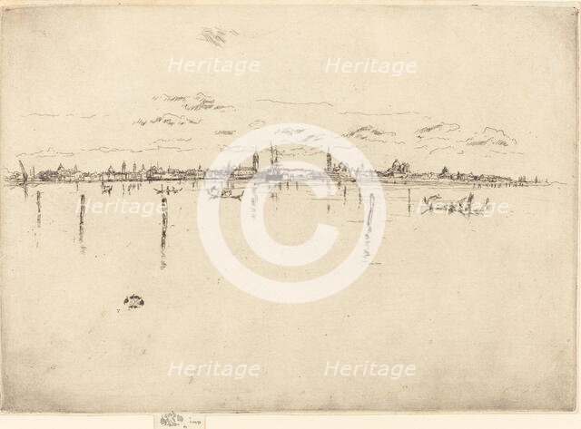 Little Venice, 1880. Creator: James Abbott McNeill Whistler.