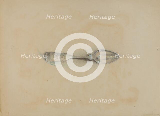 Silver Spoon, 1935/1942. Creator: Walter W. Jennings.