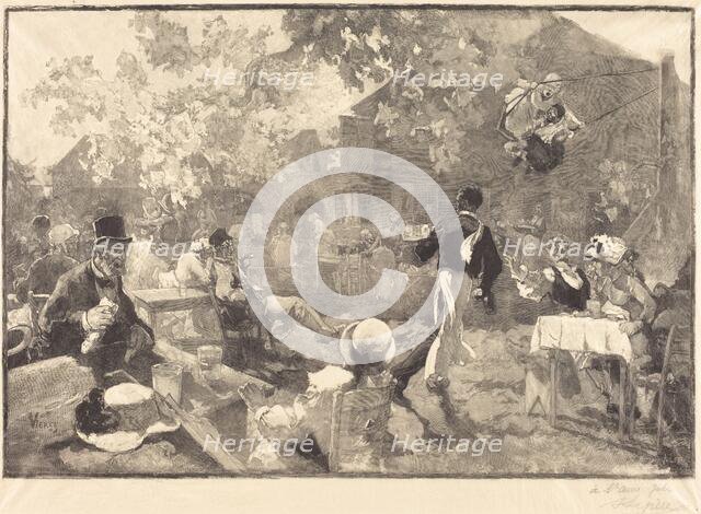 Au coq des bruyeres, 1888. Creator: Auguste Lepere.