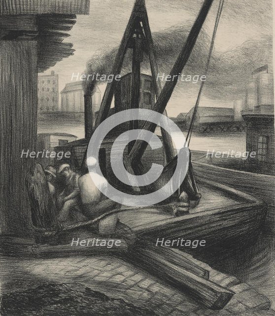 Harlem River, ca.1935 - 1943. Creator: Ann Nooney.