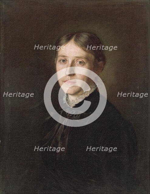 Portrait of Mrs. Boorová, 1884. Creator: Kornel Bohún.