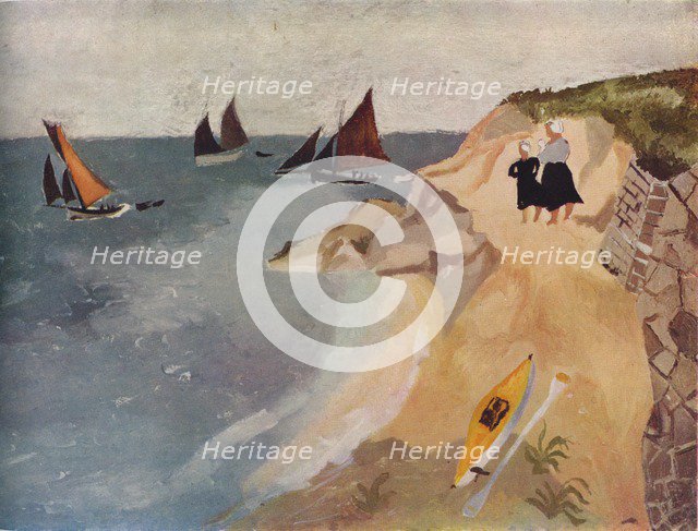 Seascape, Treboul, c1929, (1938). Artist: Christopher Wood