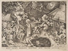 St. James and the Magician Hermogenes, 1565. Creator: Pieter van der Heyden.
