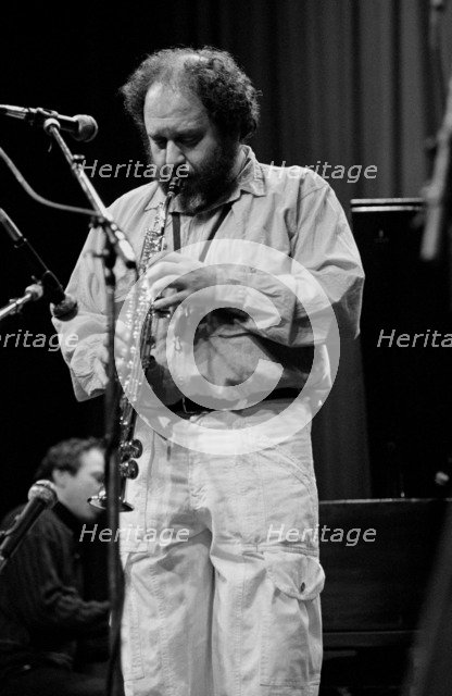 Joe Farrell, Shaw Theatre, London, March, 1985.  Artist: Brian O'Connor.