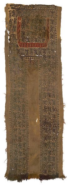Tunic (Front Panel), Egypt, Arab period (641-969)/Fatimid period (969-1171), 9th/10th century. Creator: Unknown.