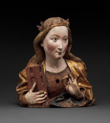 Reliquary Bust of Saint Barbara, German, ca. 1465. Creator: Unknown.