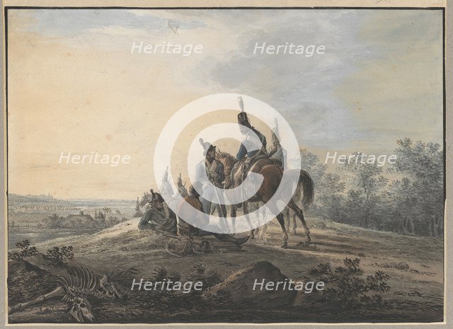 Bivouac of the Polish soldiers of the Kosciuszko Uprising, 1800.