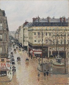 Rue Saint-Honoré in the Afternoon. Effect of Rain, 1897. Creator: Camille Pissarro.