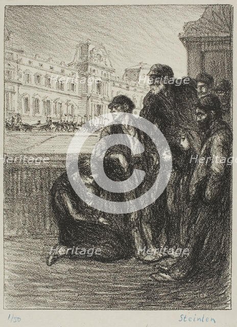 Misery and splendor, 1908. Creator: Theophile Alexandre Steinlen.