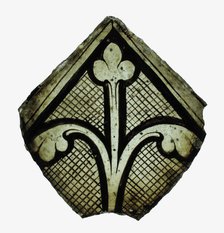 Glass Fragment, British, ca.1290. Creator: Unknown.