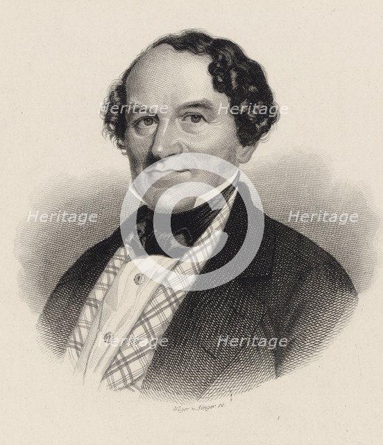 Portrait of the composer Conradin Kreutzer (1780-1849).