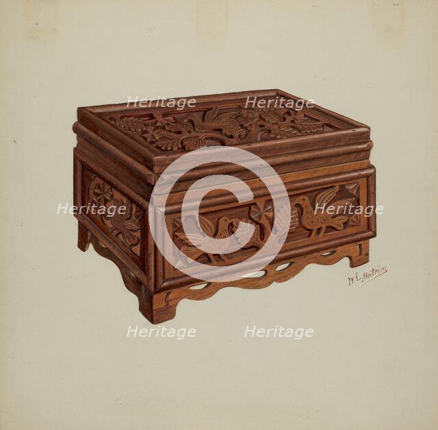 Pa. German Box, c. 1941. Creator: William L. Antrim.