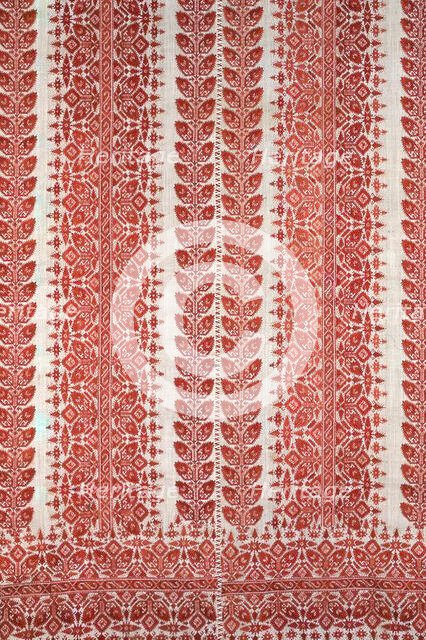 Bed Curtain, Greece, 1675/1725. Creator: Unknown.