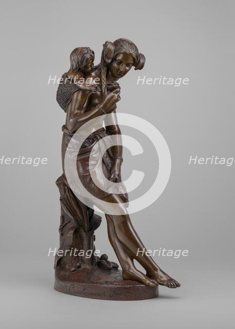 The Indian Huntress (La chasseresse indienne), model by 1841, cast 1840s. Creator: Charles Cumberworth.