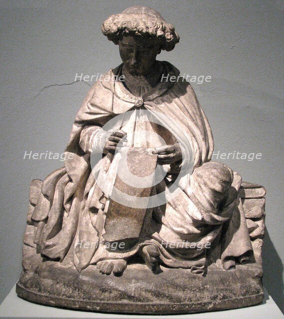 Saint John on Patmos, French, ca. 1450-1500. Creator: Unknown.