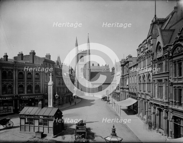 St Laurences Church, Reading, Berkshire, 1890. Artist: Henry Taunt
