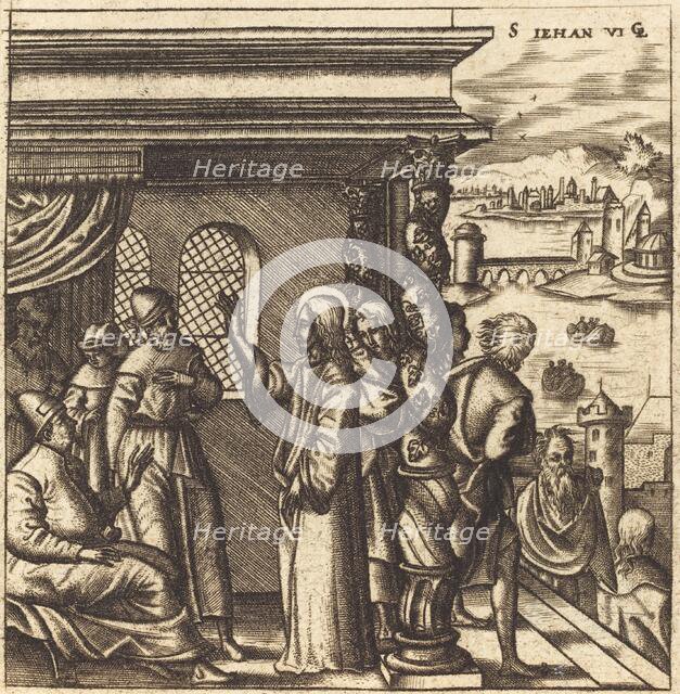 Christ Teaching in the Synagogue, probably c. 1576/1580. Creator: Leonard Gaultier.