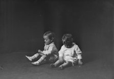 Children of Mrs. W.C. Mitchell, portrait photograph, 1919 May 5. Creator: Arnold Genthe.