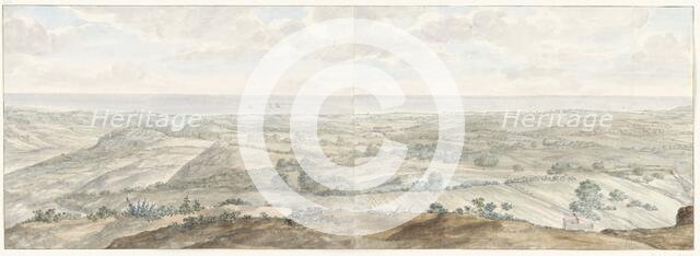 Panorama from Collis Minervalis, 1778. Creator: Louis Ducros.