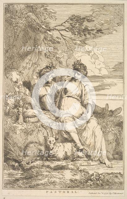 Pastoral (from Fifteen Etchings Dedicated to Sir Joshua Reynolds), December 8, 1778. Creator: John Hamilton Mortimer.