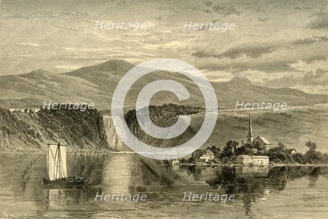 'Falls of Montmorency', 1874.  Creator: W. Roberts.