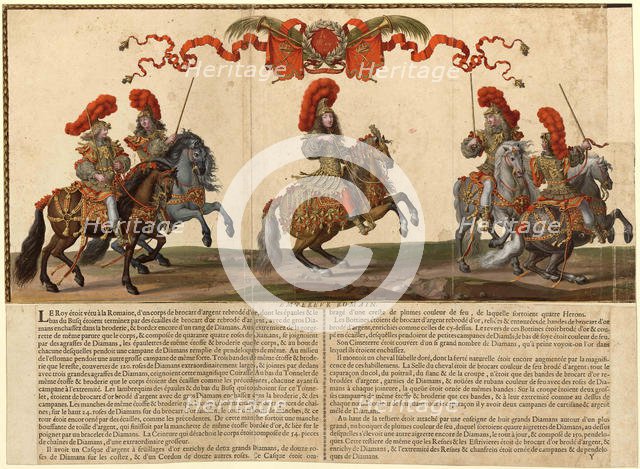 Grand Cavalcade Given in Paris in 1662, 1670. Creator: Silvestre, Israël, the Younger (1621-1691).