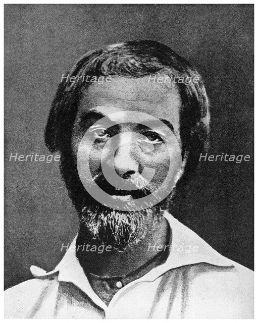 Walt Whitman, American poet, 19th century (1956). Artist: Unknown