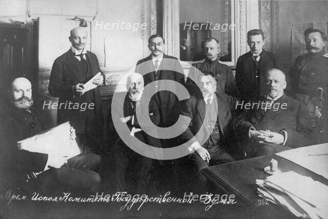 The Provisional Committee of the State Duma, 1917. Creator: Anonymous.