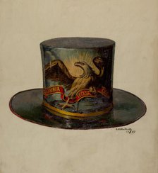 Fireman's Hat, 1937. Creator: Eugene Shellady.
