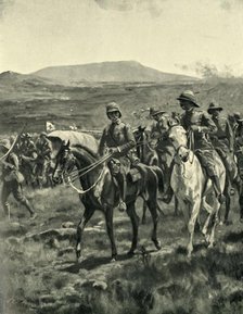 'Lord Roberts and Staff on the Veldt Approaching Pretoria', (1901). Creator: William Barnes Wollen.
