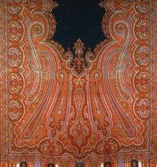 Shawl, Paisley, c. 1850. Creator: Unknown.