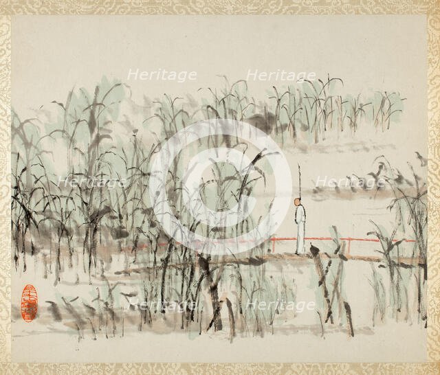 Landscapes for Liu Songfu, Qing dynasty (1644-1911), 1895/96. Creator: Xugu.