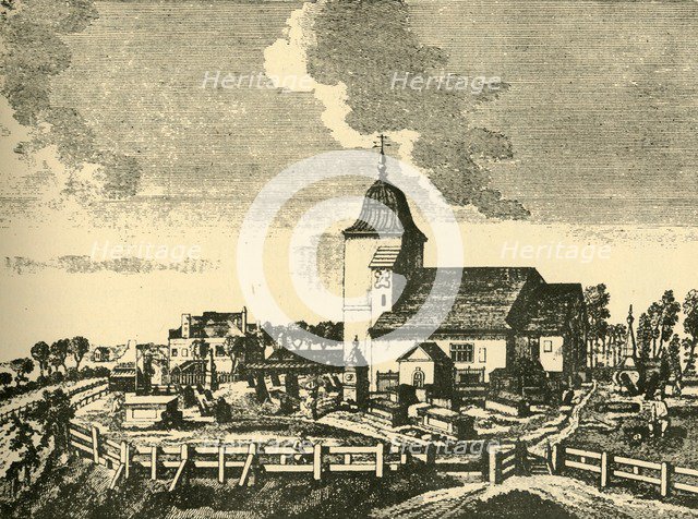 'Old St. Pancras Churchyard', c1780, (1925). Creator: Unknown.