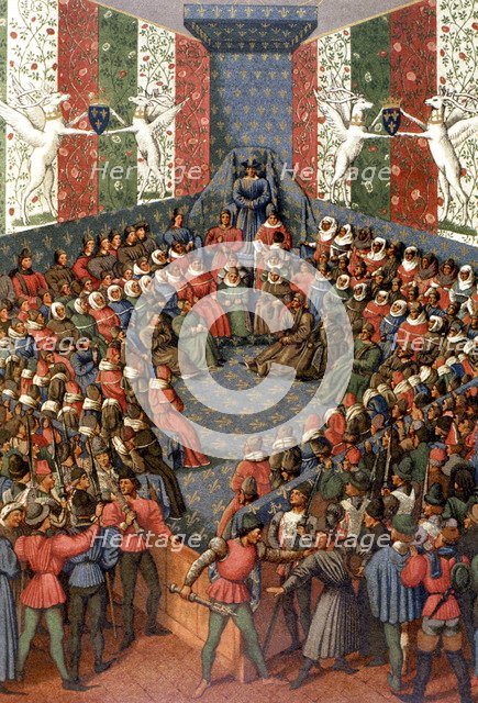 Trial of Charles VII to John, Duke of Alençon, accused of conspiring with the English against Fra…