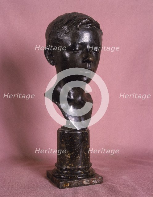 Head of a boy, 1891? Artist: James Nesfield Forsyth